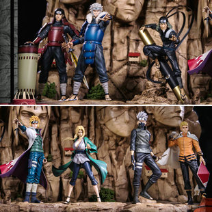 火影忍者晓手办卡卡西鸣人宇智波鼬佐助鼬须佐六道斑四代目模型