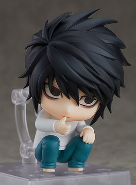 Q版粘土人 L 2.0死亡笔记 1200  夜神月1860可动换脸公仔手办模型