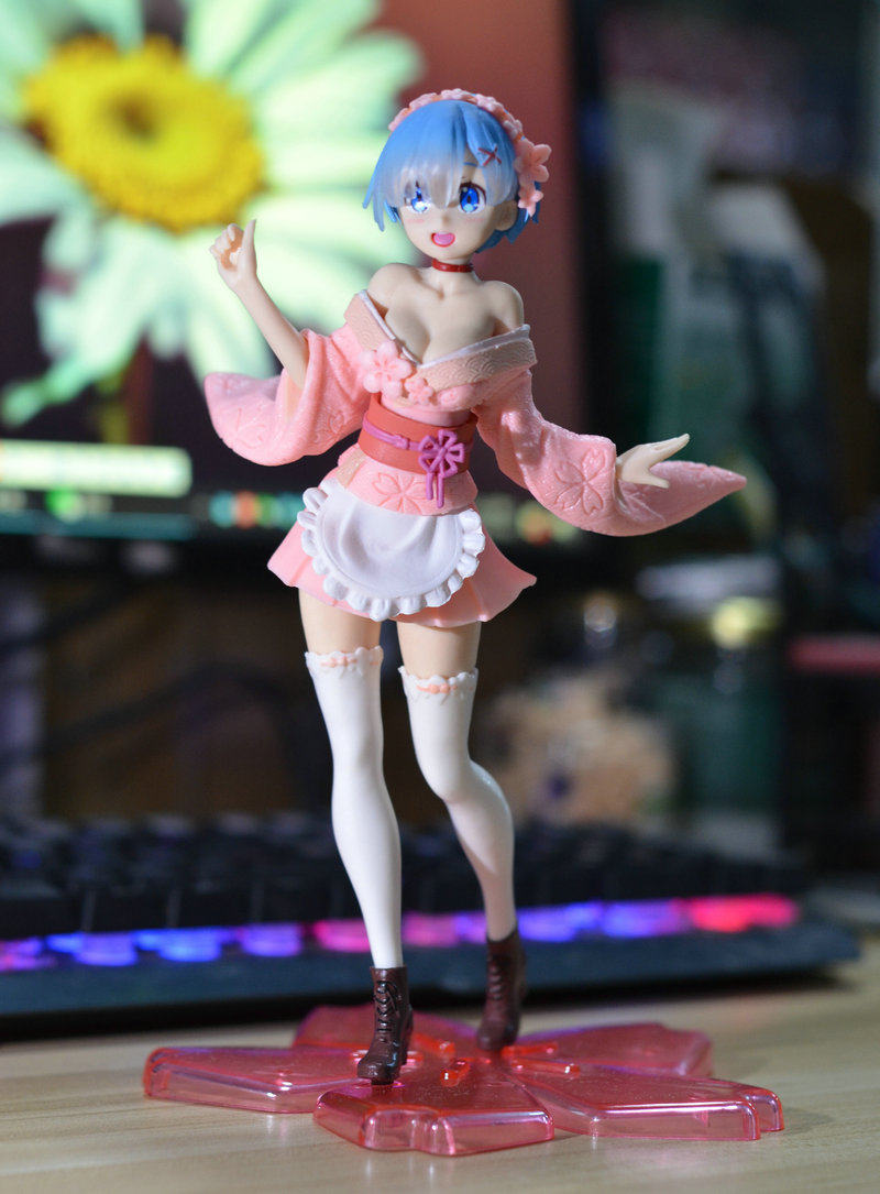 从零开始的异世界生活蕾姆手办 樱花和服雷姆 动漫美少女模型摆件