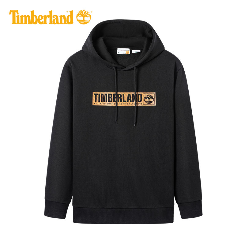 Timberland添柏岚男士户外加绒保暖运动休闲连帽卫衣套头衫A44J5