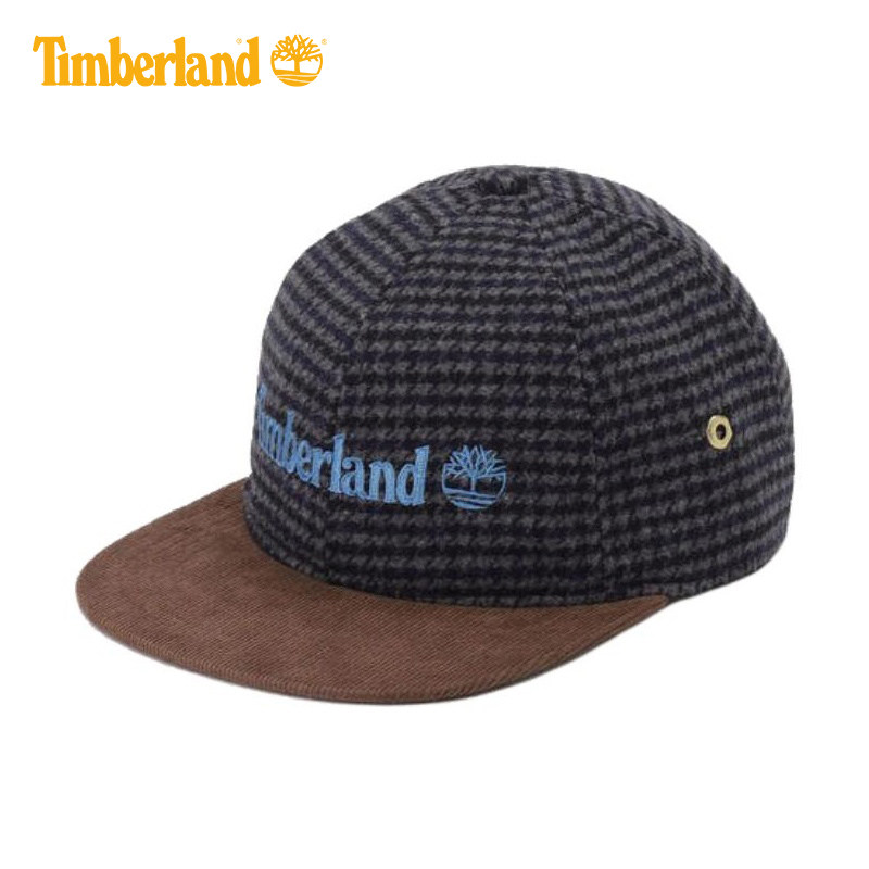 Timberland添柏岚男女户外情侣棒球帽羊毛软顶平檐鸭舌帽A6G57