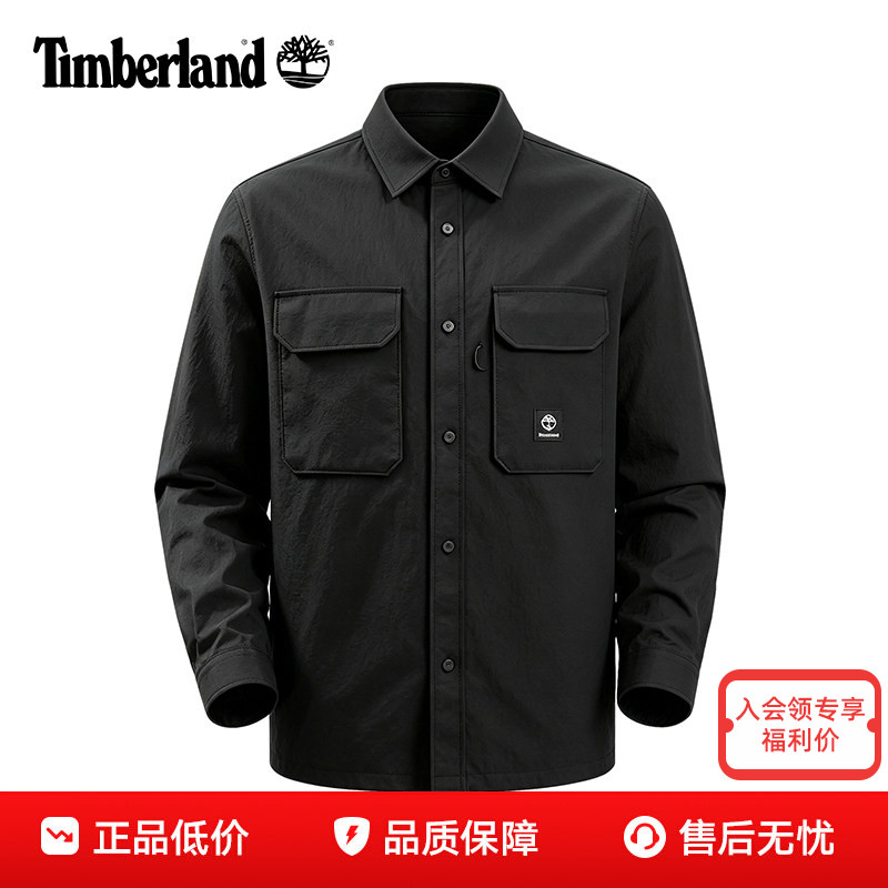 26新款Timberland添柏岚男装户外透气舒适休闲长袖工装衬衫A69SB