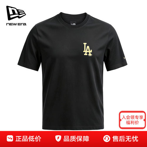 NewEra纽亦华联名MLB短袖男女情侣款潮流时尚圆领运动T恤12845014