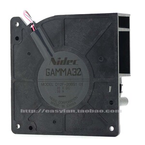 全新原装日本电产 Nidec D12F-20BS1 双滚珠涡轮鼓风机20V  0.36A