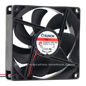 ME92252V1-000C-A99原装建准SUNON 9225  24V 2.1W变频器散热风扇