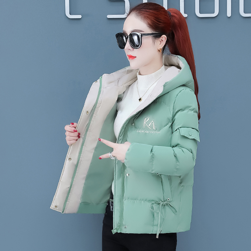 羽绒棉服女2025新款短款韩版宽松棉袄女装秋冬季加厚外套棉衣上衣