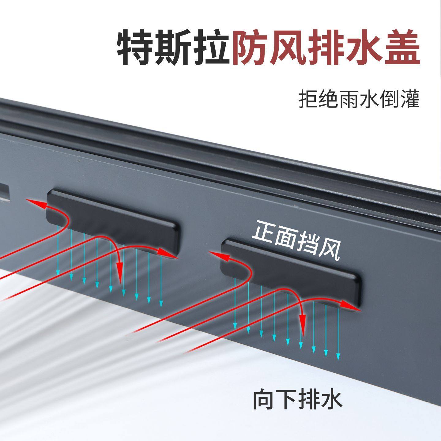 新款门窗排水孔盖45排水盖卡扣式特斯拉阀排水盖防风防倒灌防蚊虫,基础建材,窗密封条,淘宝优惠券,粉丝福利购,淘宝优惠卷