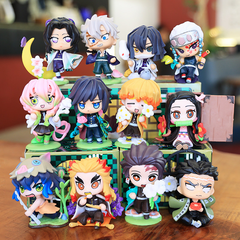 鬼灭之刃诞生花盲盒炭治郎祢豆子