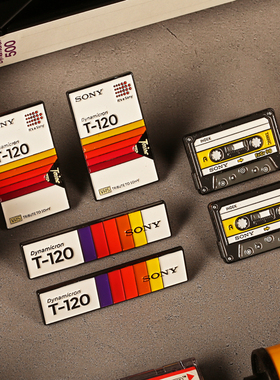 TMINC原创  SONY金属胸针徽章 高端别针饰品冰箱贴  ins风格饰品