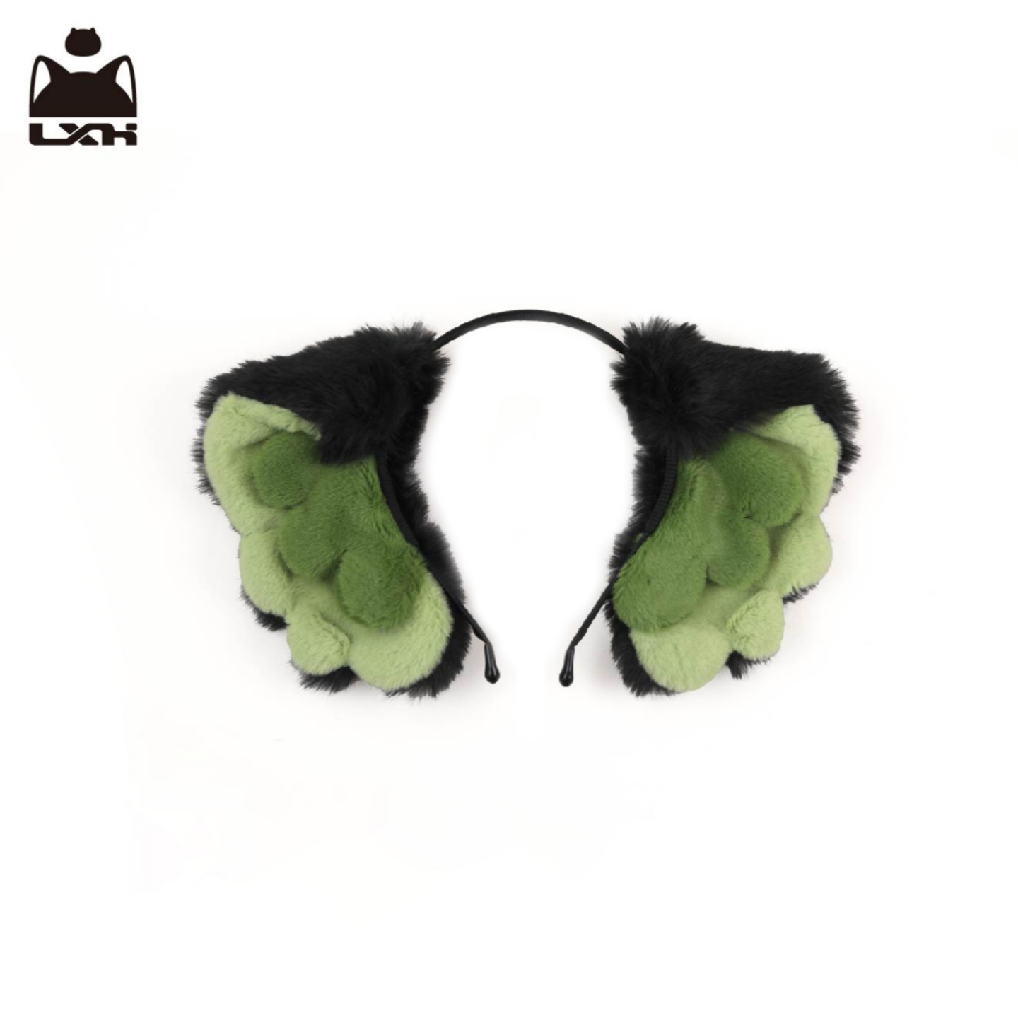 罗小黑可调节毛绒猫耳发箍头饰
