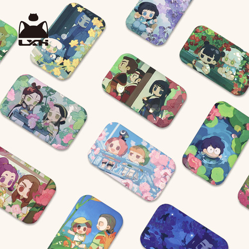 罗小黑战记花与诗系列徽章方吧唧