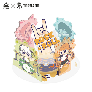 罗小黑乐队系列组合旋转亚克力立牌书签套装文件夹行李牌快闪通贩