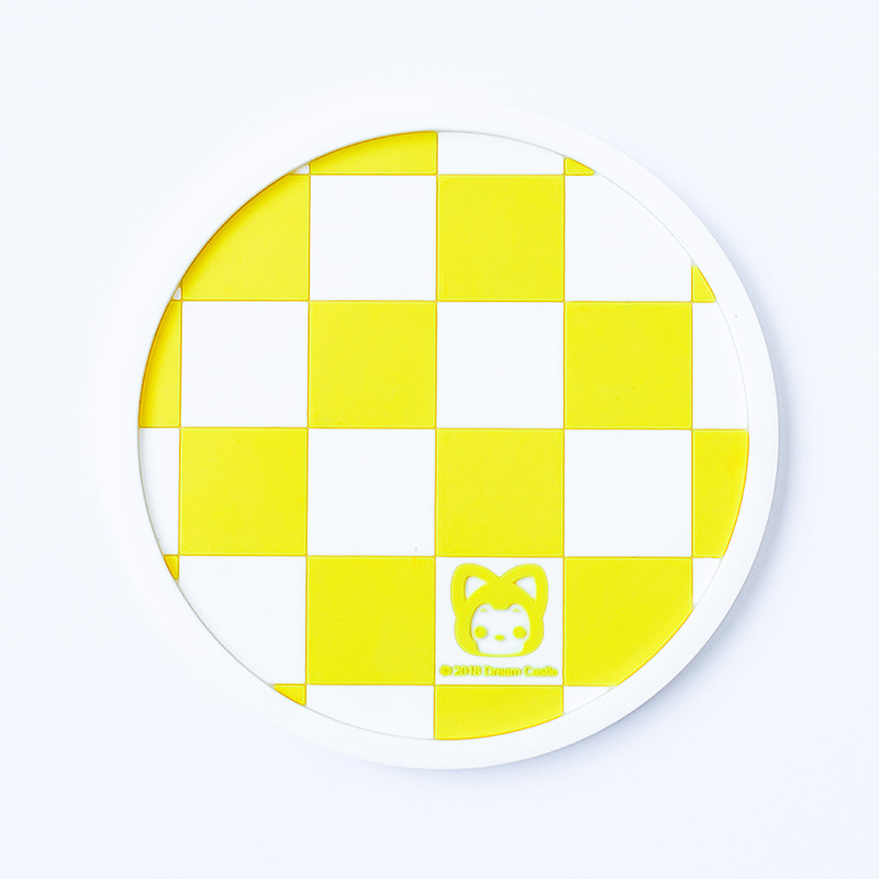 阿狸杯垫马卡龙黄色杯垫可搭配阿狸迷你公仔创意卡通生活用品礼物