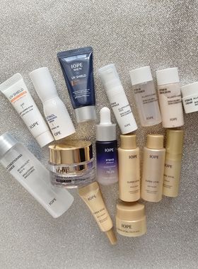 清仓捡漏韩国IOPE艾诺碧保湿水乳精华旅行套中小样防晒保湿补水