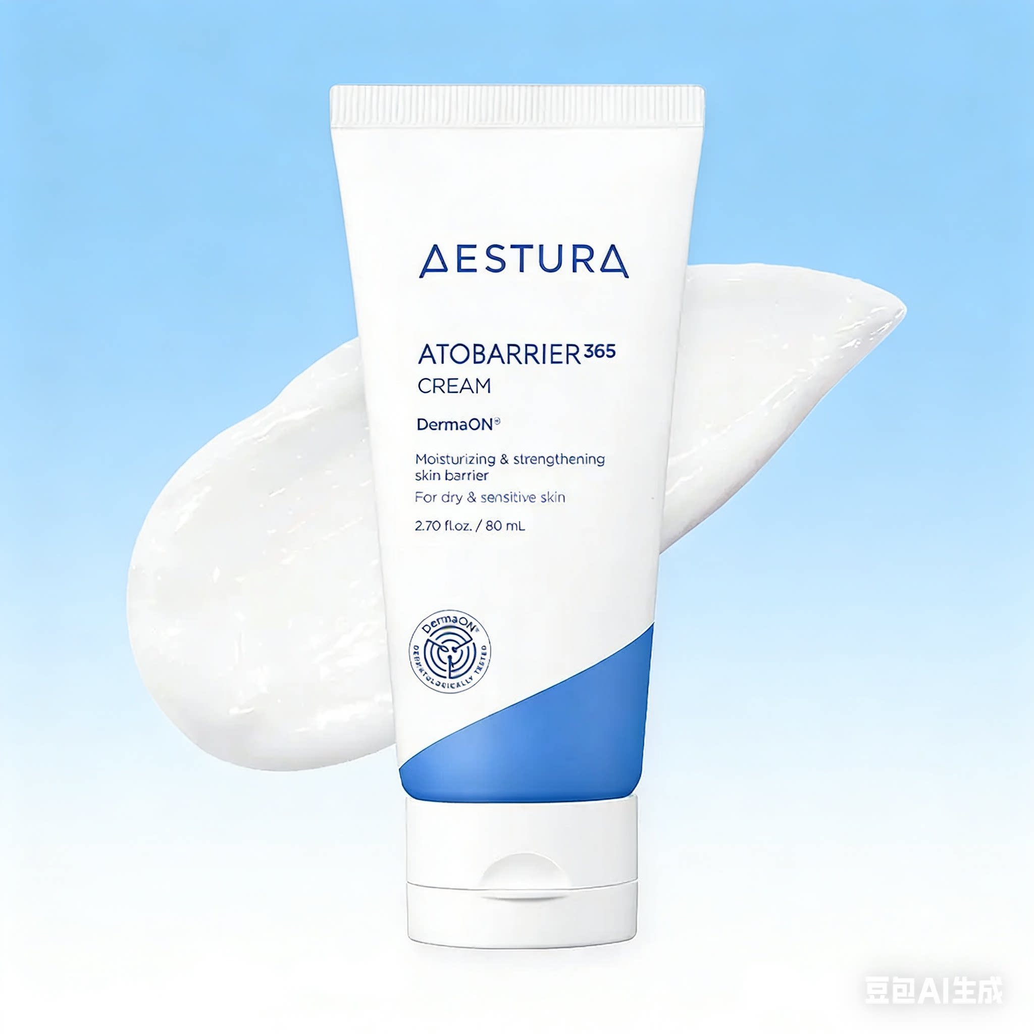 韩国AESTURA瑷丝特兰高保湿面霜肌肤补水修护屏障保湿柔护80ml