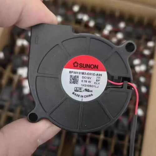 EF50151B2-C01C-A99 12V 5015 0.78W SUNON建准鼓风机散热风扇5CM