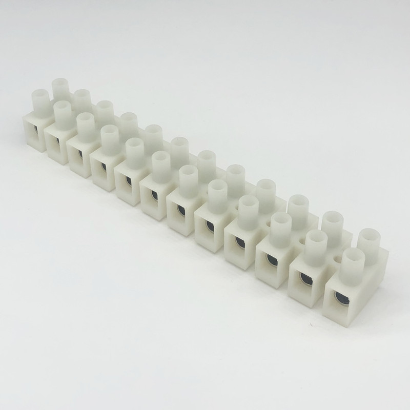 环保铜PA14HDS带弹片贯通式接线端子57A连接器10平方接线端子12排