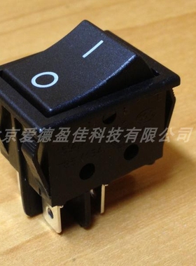 台湾进口宏聚【HONGJU】船型开关R-210-C5N-BB 银触点翘板开关