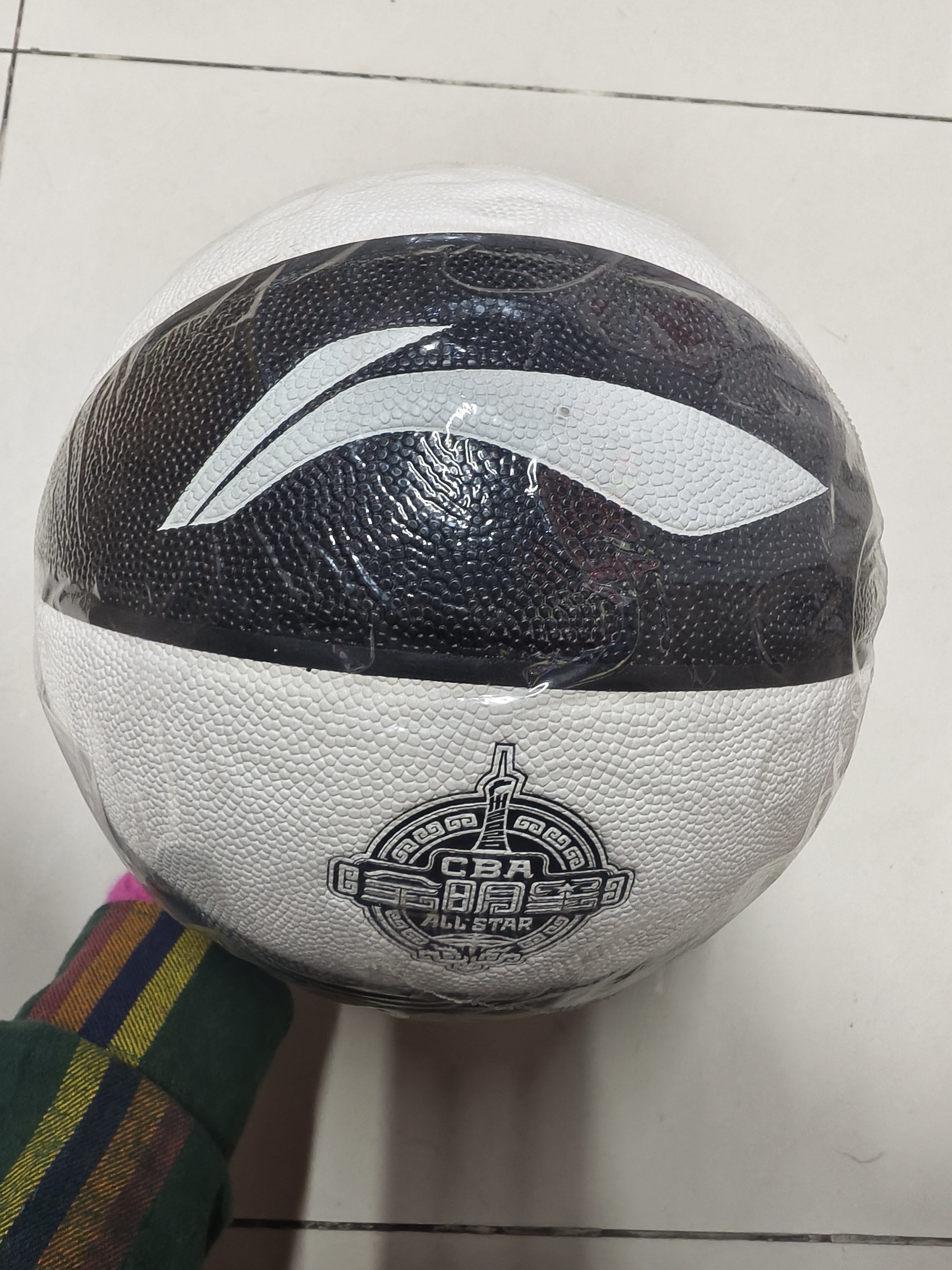 正品李宁篮球初中CBA全明星7号专业ABQJ112-6 黑白 处理