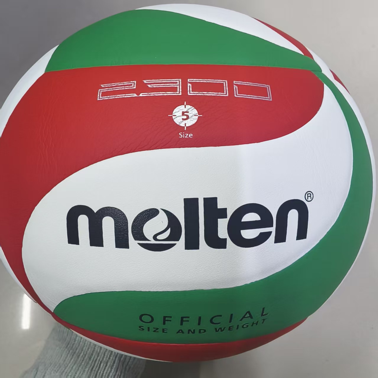 正品MOLTEN摩腾新款5号中考学生专用PU耐磨软皮训练排球V5M2300