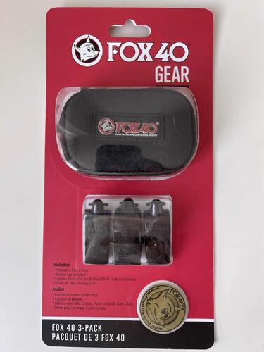 正品FOX40 狐狸裁判专用包 套装口哨 挑边器 90db 115db 120分贝