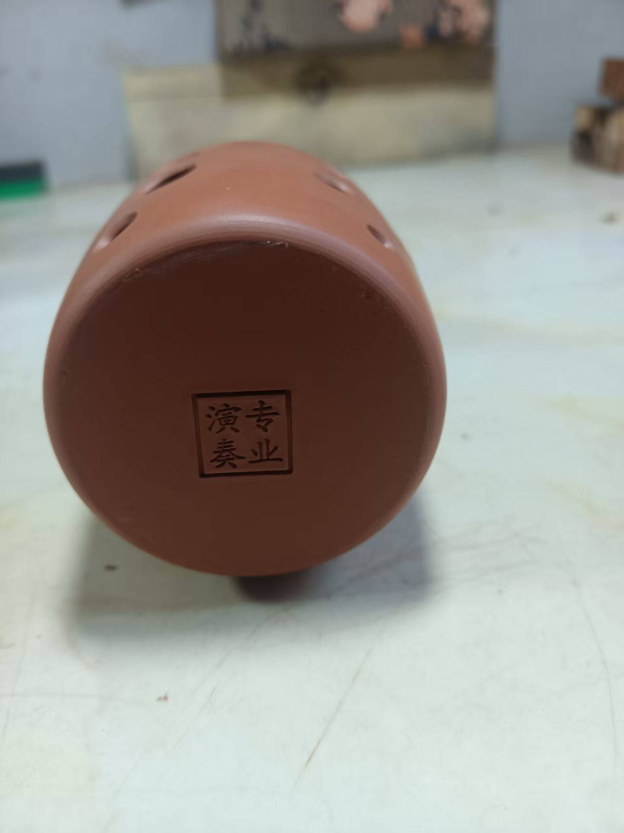 专业演奏 十孔双腔 红陶 可水洗水泡 专业埙