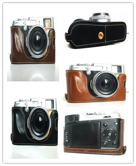 适合/富士X100V X100TX100S皮套X100M相机包X10/X20半套X100F底座