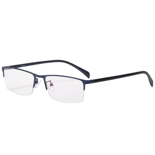 近视眼镜男可配度数成品半框眼镜近视有度数100配眼镜网上配眼镜