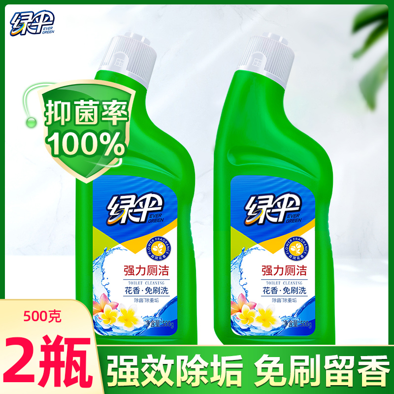 绿伞强力厕洁2瓶厕所除尿垢除臭