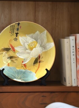 新中式荷花禅意莲清廉家居