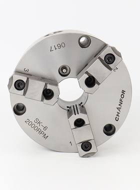 CHANFOR千鸿三爪强力手动夹头千岛合资亿川北川互换四周五轴转台