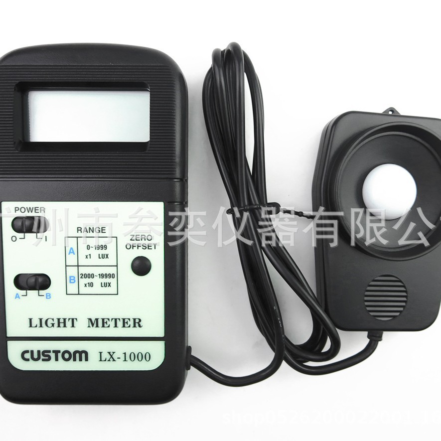 供应LX-1000日本CUSTOM东洋手持光电二极管19990Lux照度计