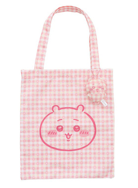 日系吉伊卡哇chiikawa格子单肩包大容量少女心吉伊手提包通勤购物