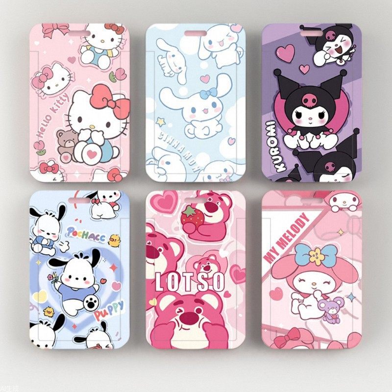 草莓熊硬卡套学生饭卡公交卡保护套库洛米美乐蒂KUROMI玉桂狗