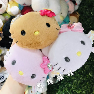 现货日本三丽鸥爱心90年代爱神天使黑皮Kitty挂件钥匙扣镜子包挂