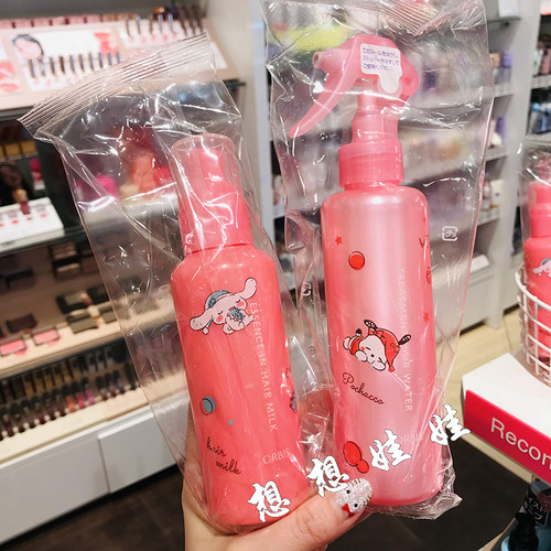 现货日本Orbis三丽鸥限定头发修复护发乳液柔顺毛躁发膜护发喷雾