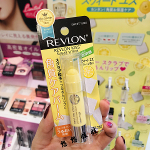 现货日本Revlon露华浓柚子限定砂糖微粒磨砂唇部去角质保湿润唇膏