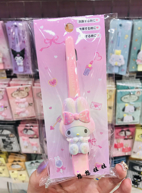 日本三丽鸥kuromi玉桂狗Melody珠光炫彩镭射刘海夹鸭嘴夹长发夹