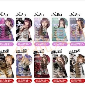日本13年新款原宿演出假睫毛彩妆eyemazing zipper AMO系列10款选