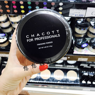 现货日本cosme大赏CHACOTT 170g 海碗芭蕾舞台蜜粉散粉透明定妆粉