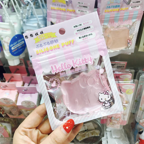 现货日本可爱脸蛋造型硅胶粉底液
