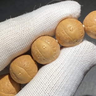 匠心凡尘尼泊尔凤眼菩提14mm正圆原散籽凤眼单圈手串长串文玩佛珠