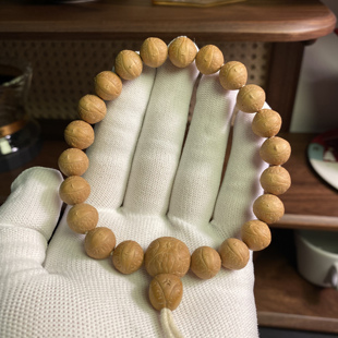 匠心凡尘尼泊尔凤眼菩提11.5mm正圆飞碟凤眼单圈手串长串文玩佛珠