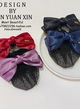 职业头花发网蝴蝶结发饰