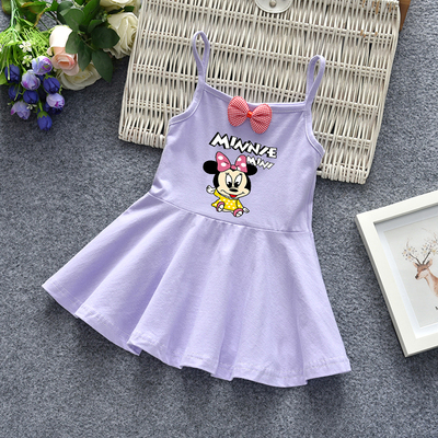 女童连衣裙夏装2026新款女孩吊带裙儿童夏季公主裙女宝宝洋气裙子