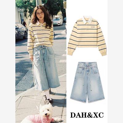 欧阳娜娜同款水牛裤休闲