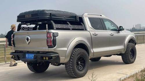 长城山海炮皮卡改装龙门架 备胎架 防滚架 后箱帐篷支架 皮卡改装