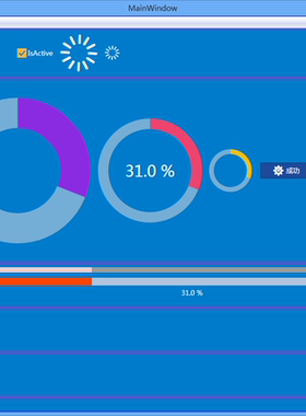 1026 C# wpf 自定义控件库源码