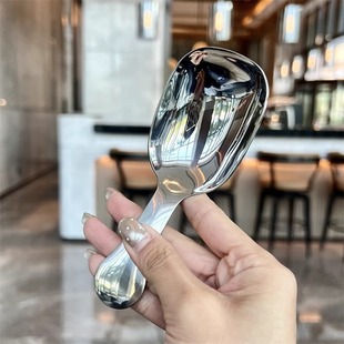 不锈钢茶叶勺茶叶铲卡皮巴拉咖啡豆勺儿童饭勺家用汤勺多功能量