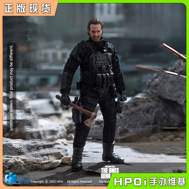 HIYA 海雅玩具 1/12 行尸走肉 瑞克 可动手办